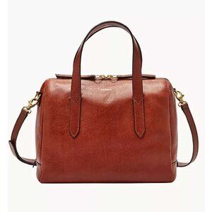 NWT FOSSIL Purse Sydney Satchel leather